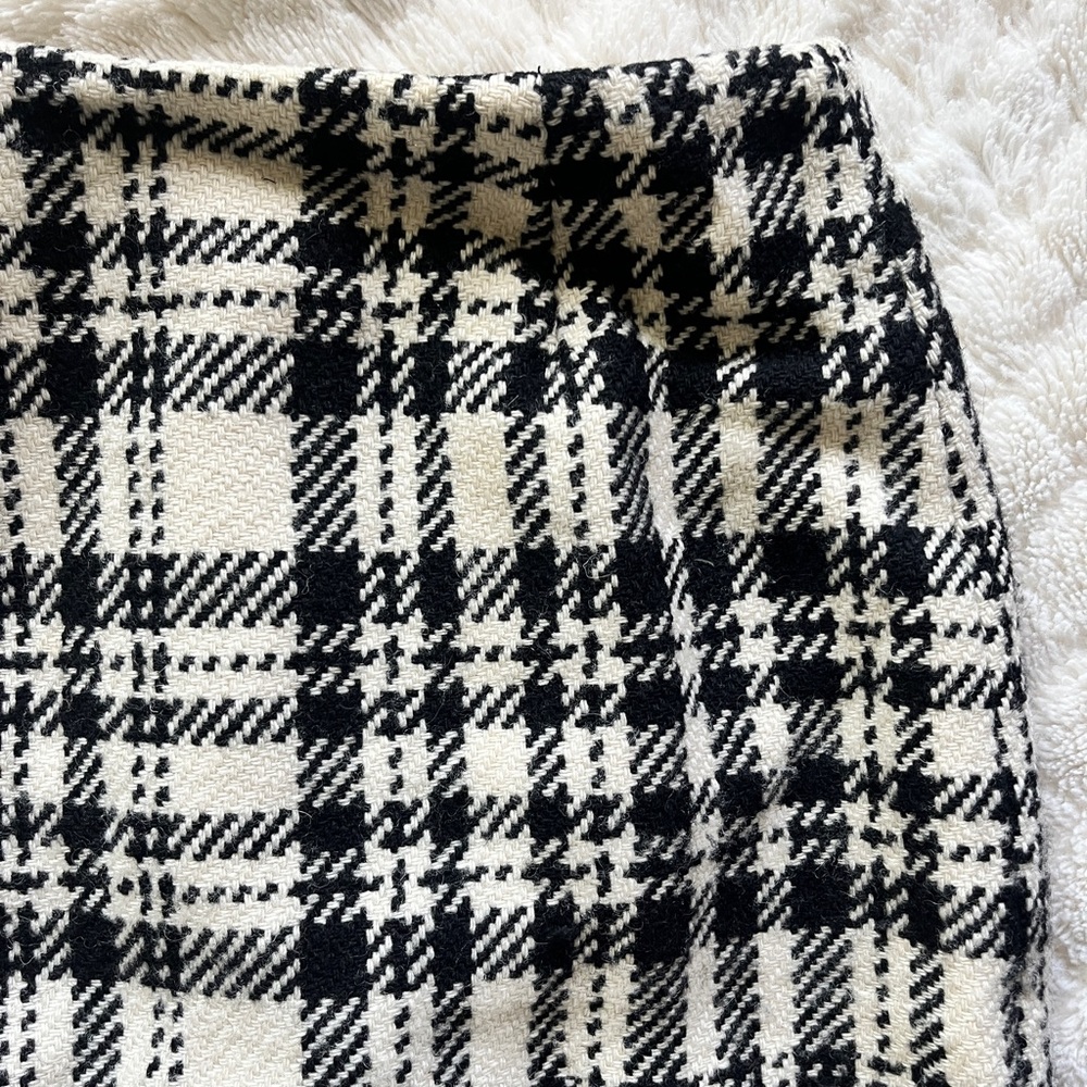 Eddie Bauer wool houndstooth skirt size 6